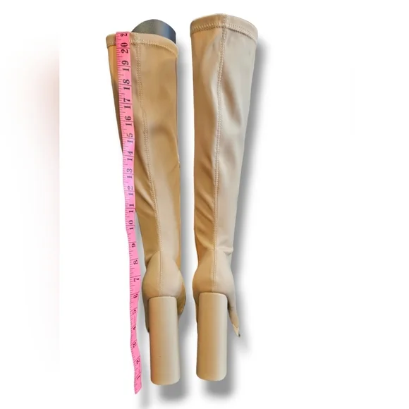 Knee-high platform boots - Picture 3 of 7